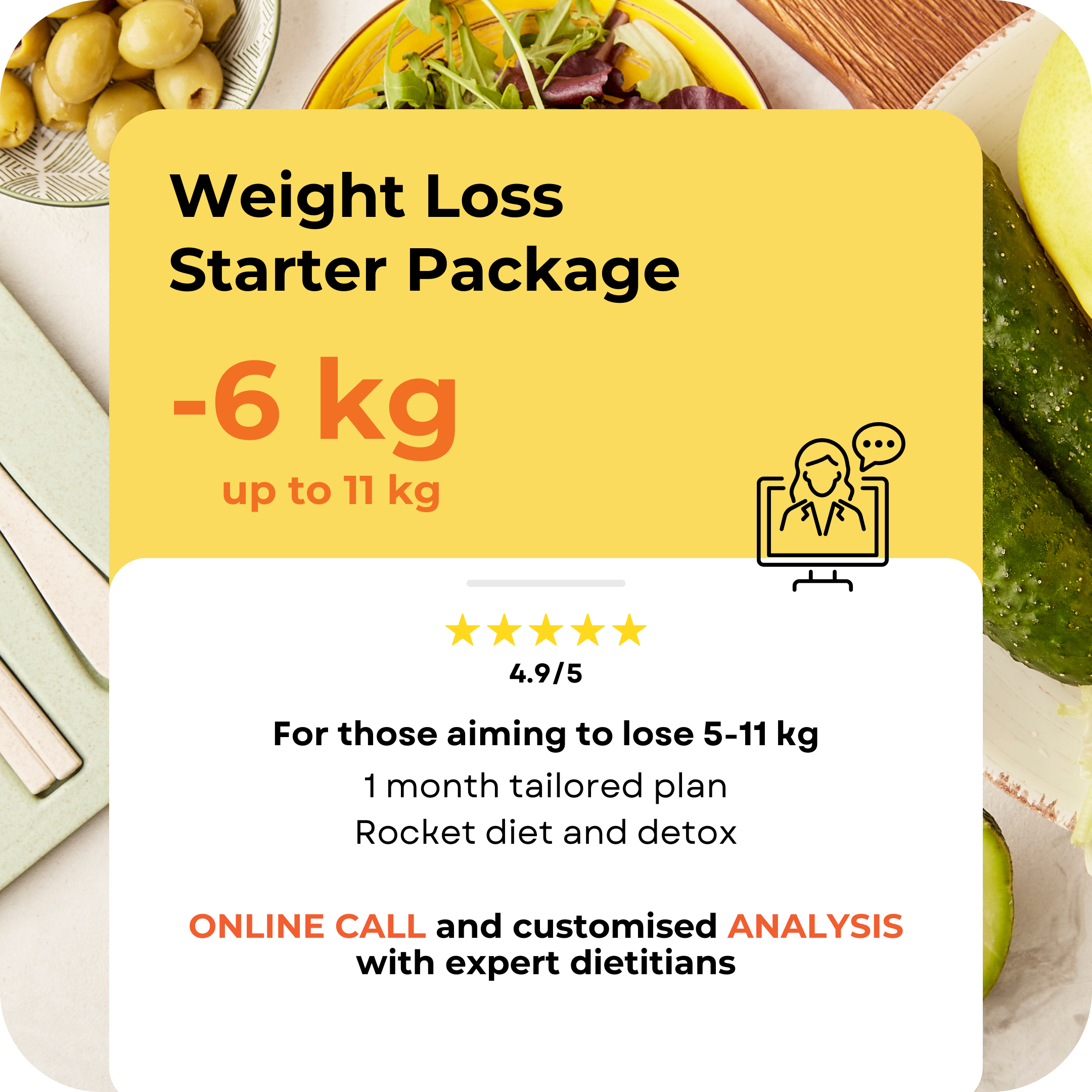 Weight Loss Starter Package -6kg